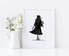 Diploma and Dreams - Personalized Graduation Art Print