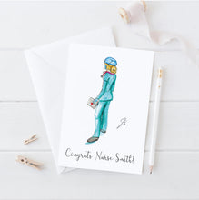 The Nurse Personalized Card - Classic Silhouette