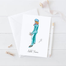 The Nurse Personalized Card - Classic Silhouette