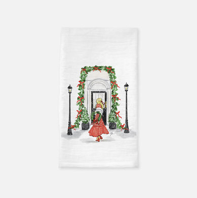 Pine and Plaid Tea Towel (Blonde)