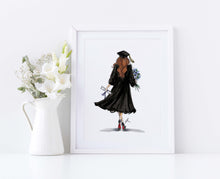 Diploma and Dreams - Personalized Graduation Art Print