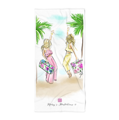 Let's Vaca! (Blondes) Beach Towel