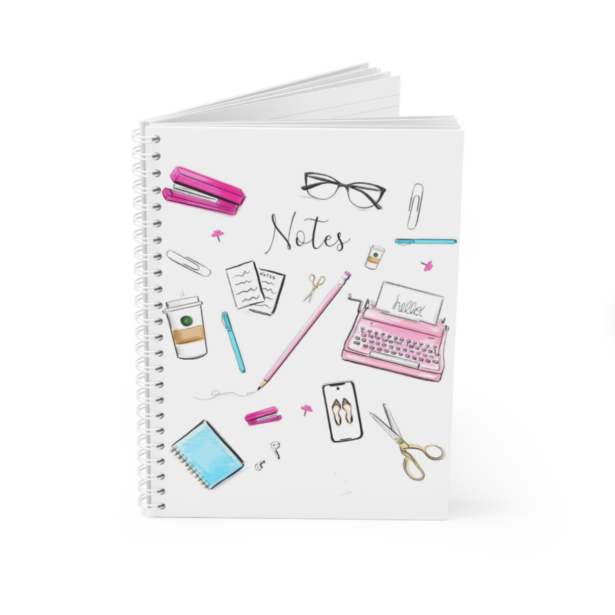 Office Supplies Soft-Cover Notebook
