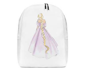 Customizable Lavender Locks Princess Backpack
