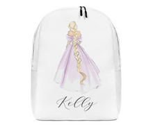 Customizable Lavender Locks Princess Backpack