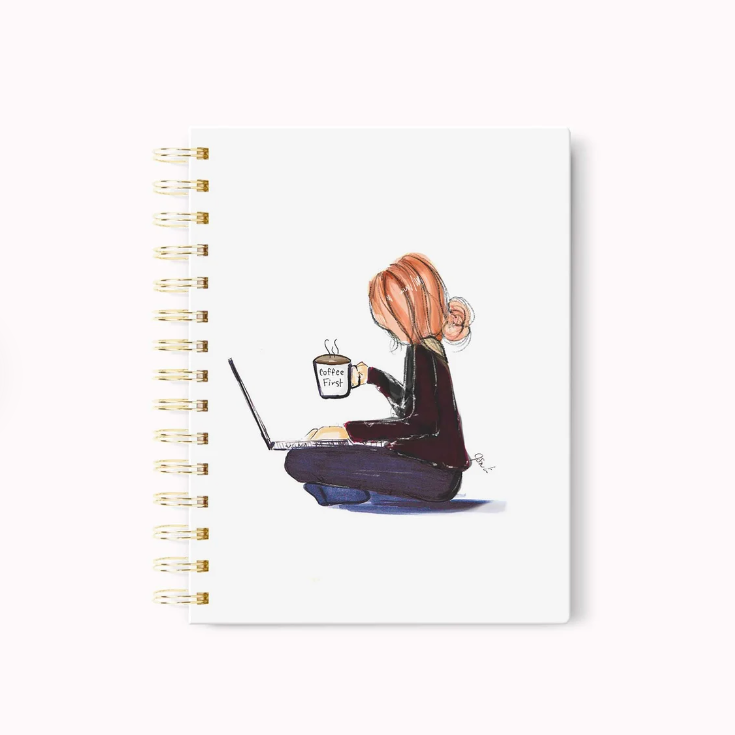 Personalized Hardcover Notebook: Late Night – Melsy's Illustrations