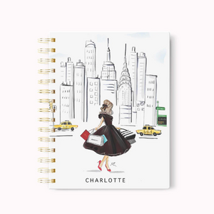 Personalized Hardcover Notebook: The NYC Shopper
