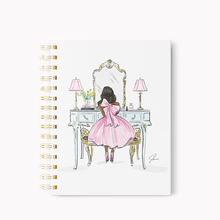 Personalized Hardcover Notebook: Light Blue Vanity