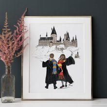 The Wizarding Friends Art Print