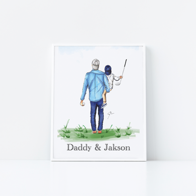 Semi-Custom My Golfing Buddy - Son Art Print