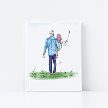 Semi-Custom My Golfing Buddy - Daughter Art Print