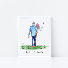 Semi-Custom My Golfing Buddy - Daughter Art Print