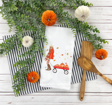 Pumpkin Stroll Tea Towel