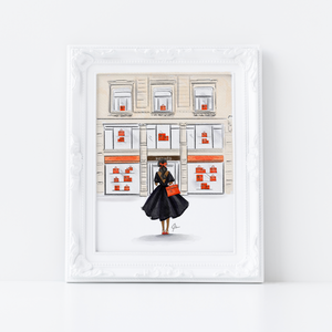 Luxury in Orange Art Print