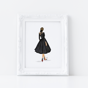 Demure Art Print