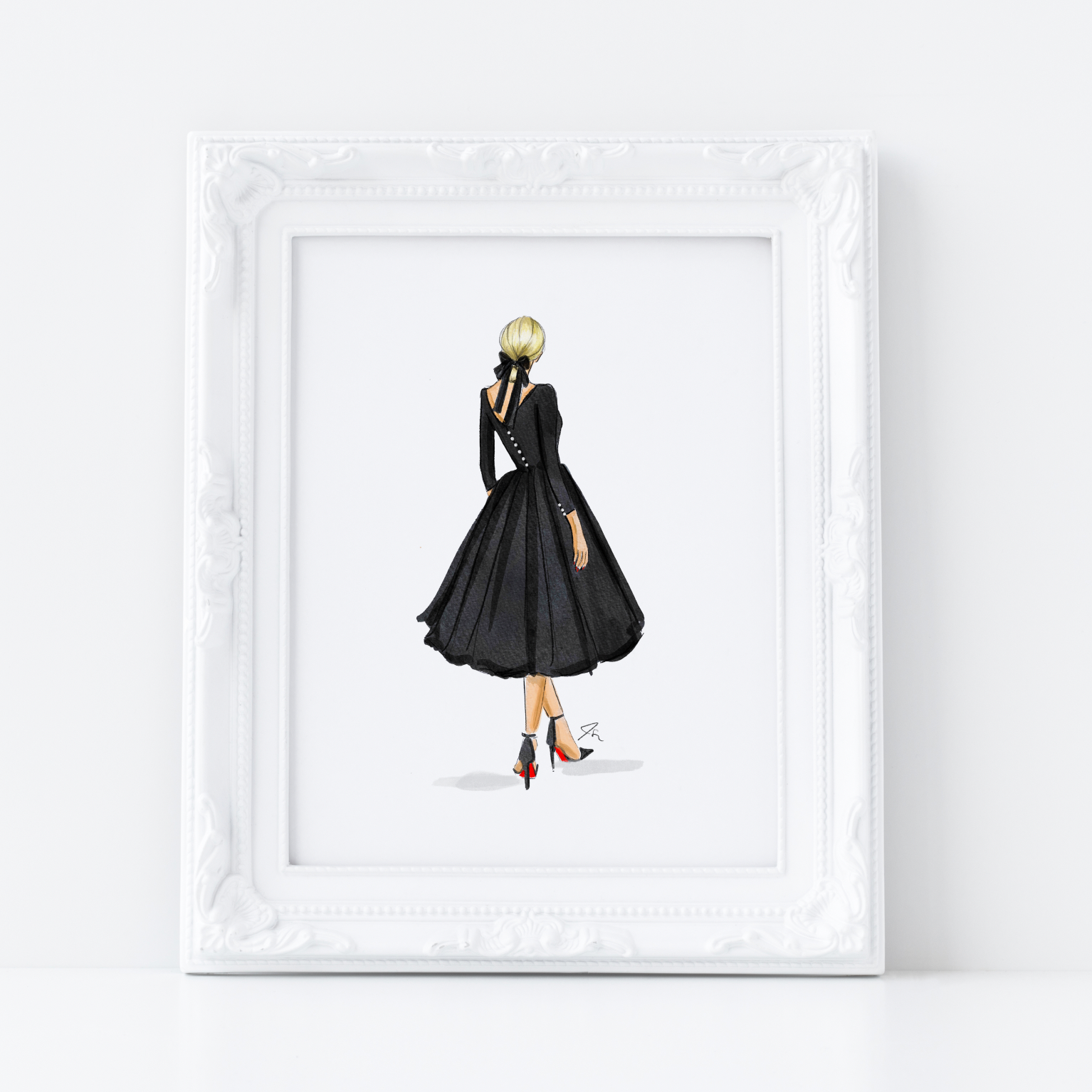 Demure Print Demure Art Print – Melsy's Illustrations
