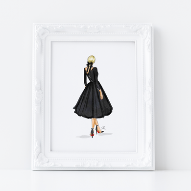 Demure Art Print