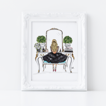 The White Vanity Art Print