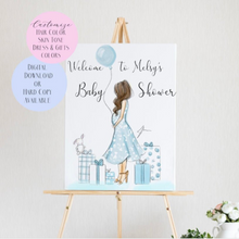 Custom 20x24 Baby Shower Sign (Digital Download or Hard Copy Available)