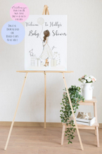 Custom 20x24 Baby Shower Sign (Digital Download or Hard Copy Available)