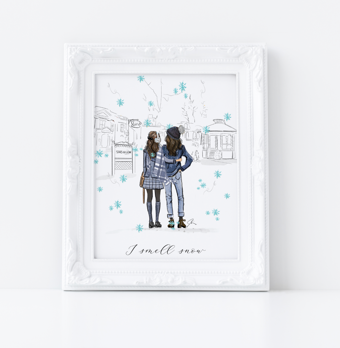 I Smell Snow Art Print