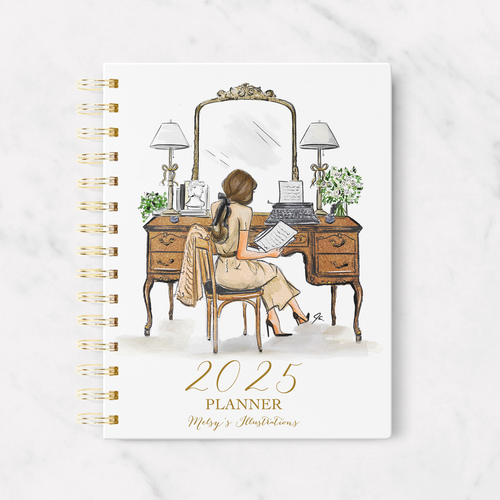 PRE-ORDER 2025 Planner (Brunette)