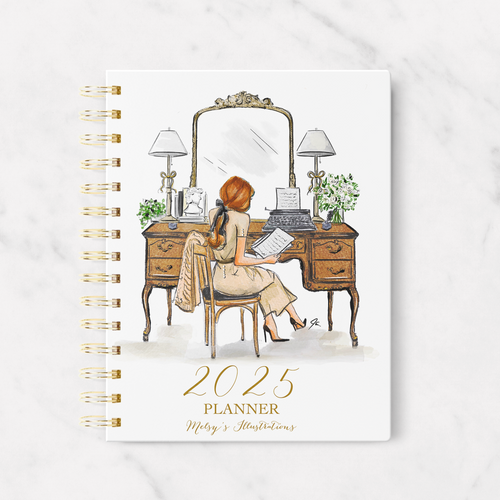 PRE-ORDER 2025 Planner (Red)