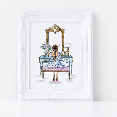The French Vanity Art Print