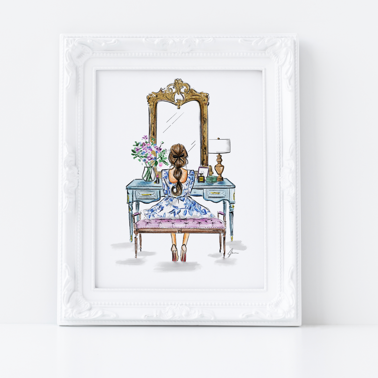 The French Vanity Art Print