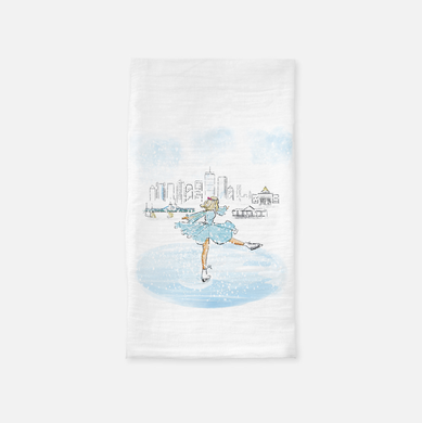 The Skater Tea Towel (Blonde)