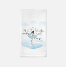 The Skater Tea Towel (Brunette)