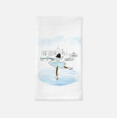 The Skater Tea Towel (Dark)