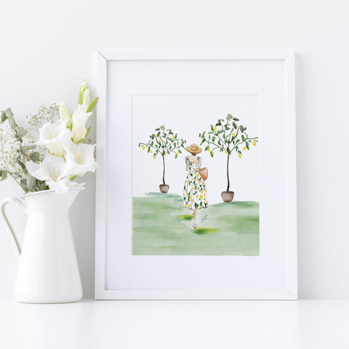 Sorrento Stroll Art Print