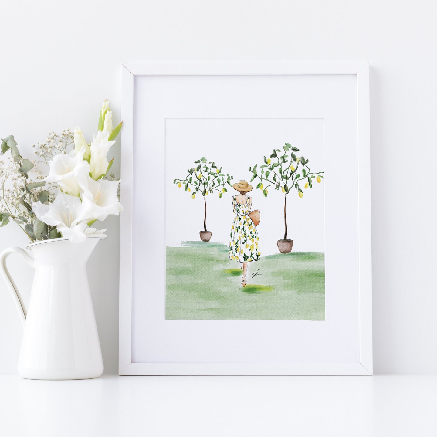 Sorrento Stroll Art Print
