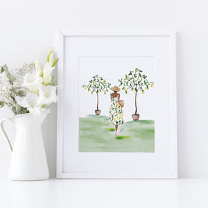 Sorrento Stroll Art Print