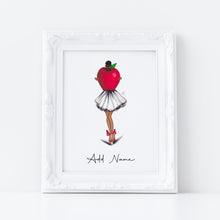 The Teacher's Apple Personalized Art Print