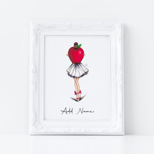 The Teacher's Apple Personalized Art Print