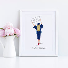 The Grad - Personalized Graduation Art Print