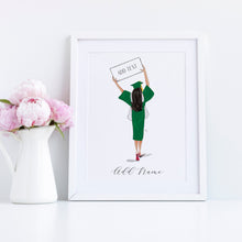 The Grad - Personalized Graduation Art Print