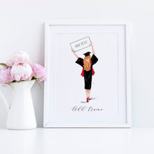 The Grad - Personalized Graduation Art Print