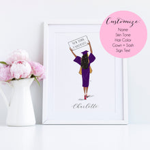 The Grad - Personalized Graduation Art Print