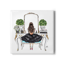 White Vanity Coaster