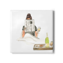 Wine Down Brunette Coaster