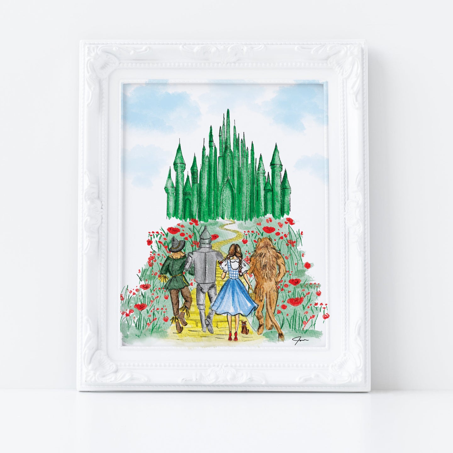 Rubies and Emeralds Art Print