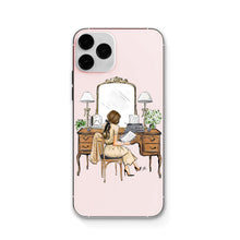 Antique Vanity Clear Impact - Resistant Phone Case - (Brunette)