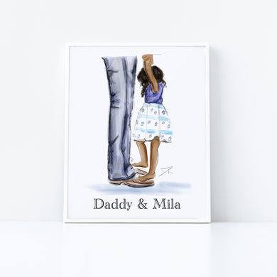 Daddy Daughter Dance Art Print