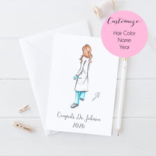 The Doctor Graduate Personalized Card - Classic Silhouette