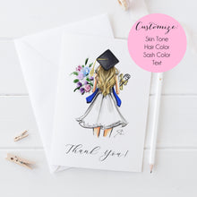 The Graduate Cards - Personalized Thank You Card Set