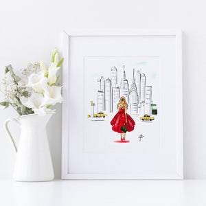 Holiday In NYC Art Print