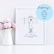 The Dentist Personalized Art Print - Tailored Style